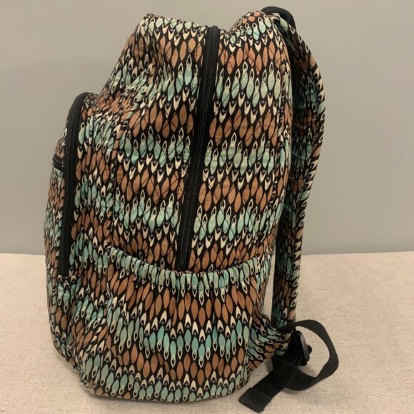 Vera Bradley Campus Backpack in Sierra Stream retired summer 2015 - Picture 3 of 6